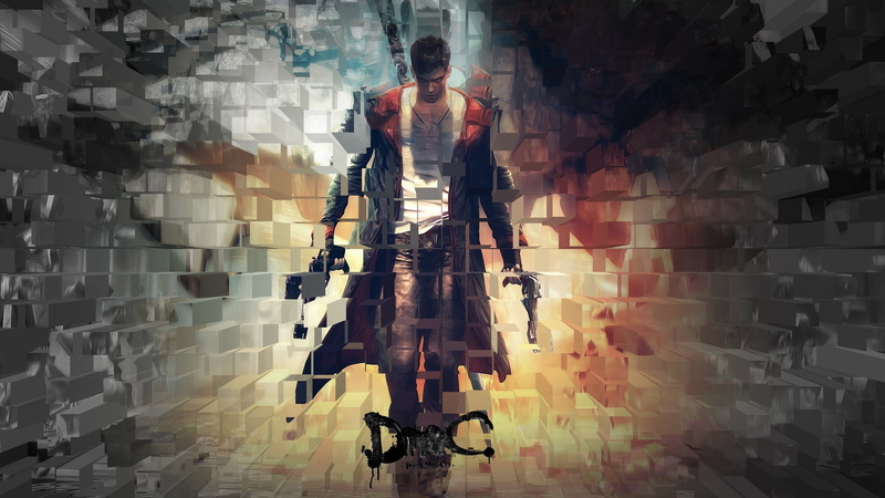 standing, indoors, anime, one person, digital composite, wall - building feature, window, flooring, DmC: Devil May Cry, male, day, casual clothing, character