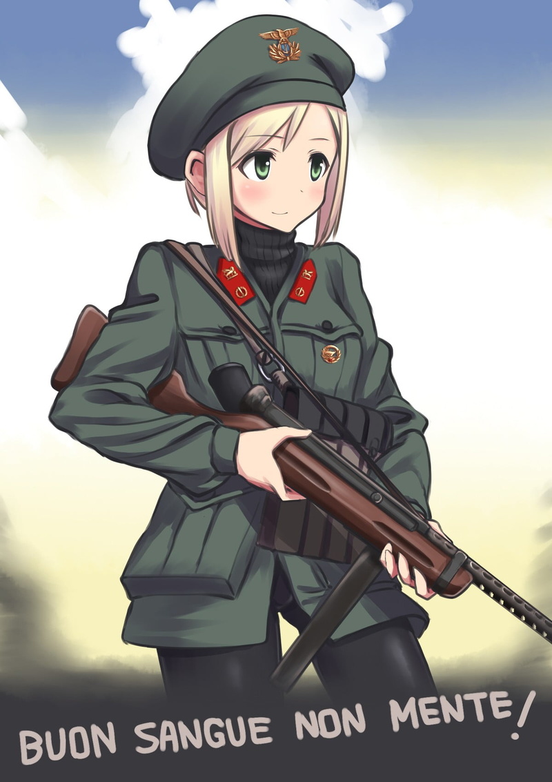 emotion, males, suit, green eyes, teenager, sky, uniform, one person, nature, young adult, clothing, anime, sport, 720P, activity, disguise, gun, mask