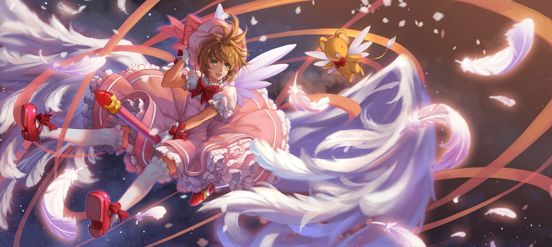 motion, dancing, indoors, art and craft, Card Captor Sakura, celebration, adult, people, decoration, event, lighting equipment, arts culture and entertainment