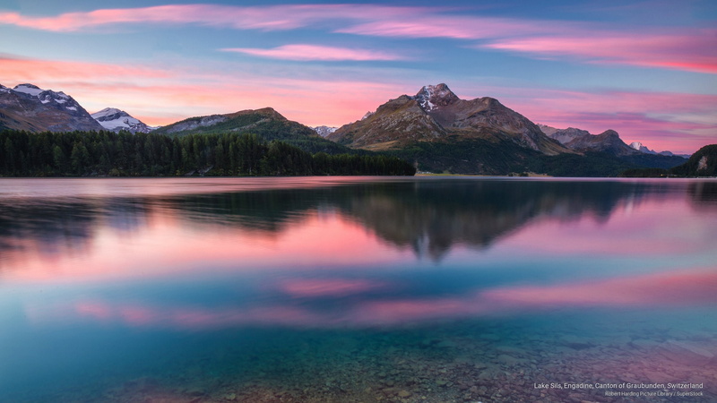 sils, Mountains, engadine, 2K, canton, graubunden, switzerland, lake