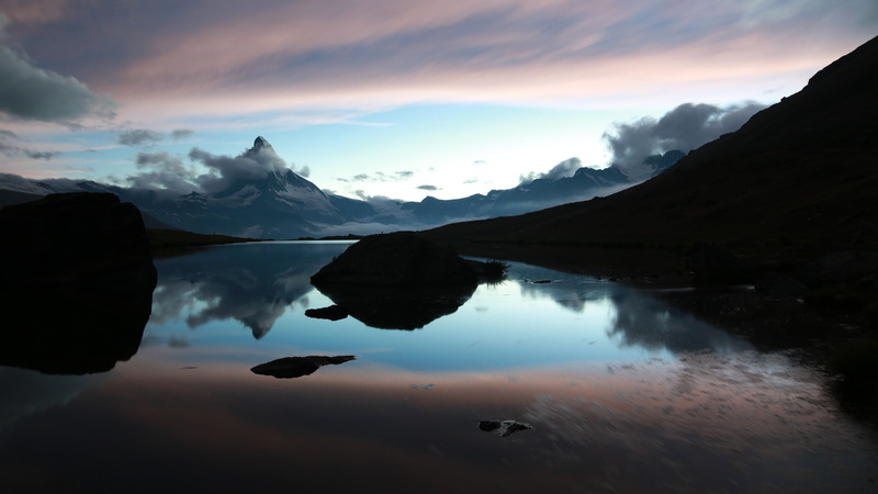 zermatt, calm, mountain, cold temperature, europe, 4K, morning, tranquil scene, scenics - nature, beauty in nature, switzerland, loch, swiss alps, mountain range