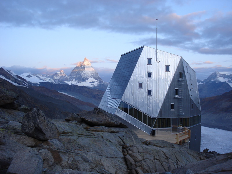 clouds, Matterhorn, Switzerland, mountains, 720P, Swiss Alps, snowy peak, landscape, nature, modern, rock, building, architecture