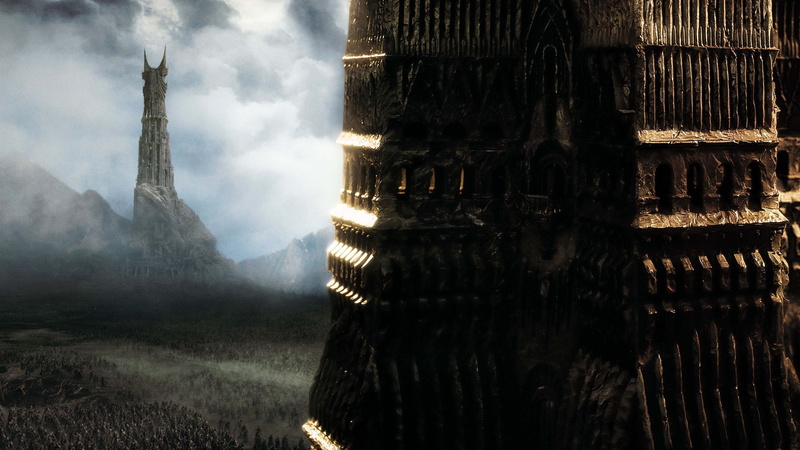 environment, spirituality, fog, belief, building exterior, sky, built structure, The Lord Of The Rings: The Two Towers, ancient civilization, landscape