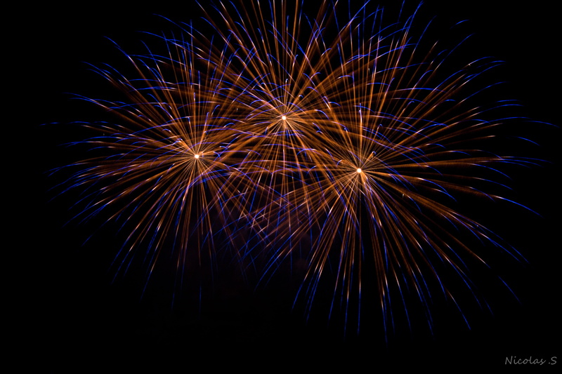 5K, fireworks, night