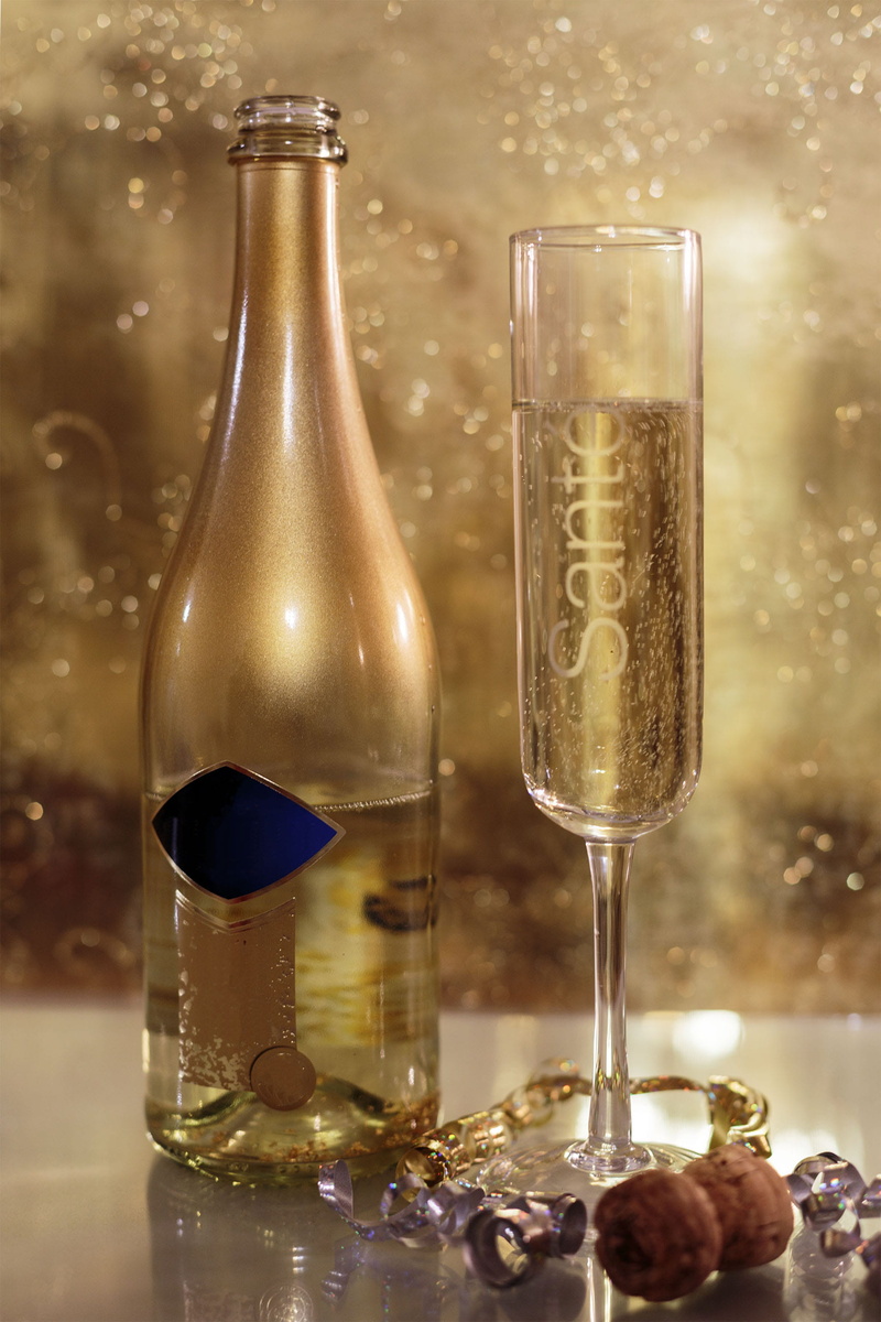 card, glass, container, drink, wineglass, greeting, champagne, good luck, table, 2018, alcohol, new year, two, glass - material, cheers, invite, celebration
