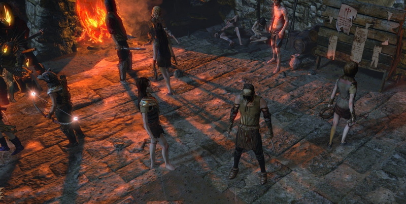 720P, nature, leisure activity, human representation, high angle view, Path of Exile, male likeness, flame, fire, representation, real people, architecture