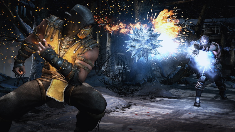 illuminated, 2K, arts culture and entertainment, Scorpion (character), firework display, sparks, weapon, Mortal Kombat, fire - natural phenomenon, event