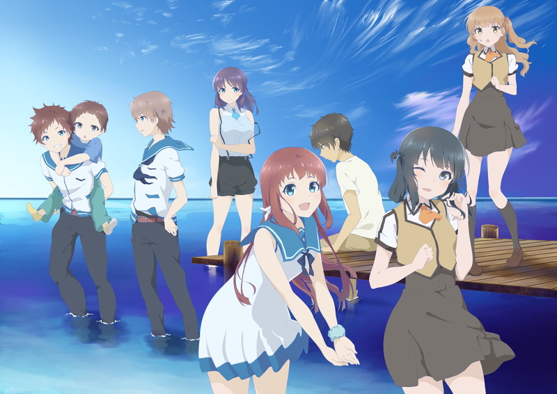 Chisaki Hiradaira, Tsumugu Kihara, Miuna Shiodome, 1080P, Nagi no Asukara, Anime, Sayu Hisanuma, Manaka Mukaido, Akira Shiodome, Hikari Sakishima, Kaname