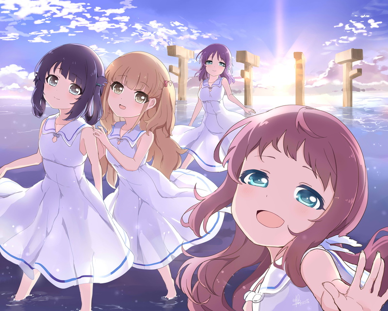 Miuna Shiodome, 4K, Sayu Hisanuma, Chisaki Hiradaira, Anime, Manaka Mukaido, Nagi no Asukara