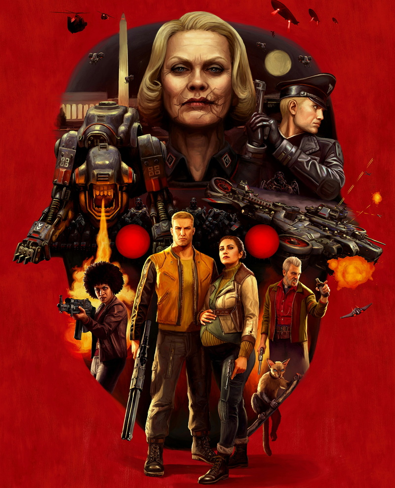 Wolfenstein II: The New Colossus, Wolfenstein, 2K, Games posters