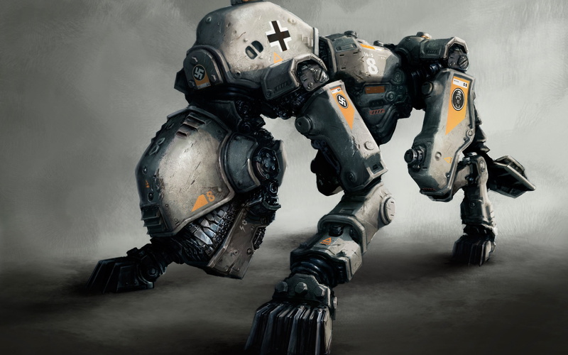 indoors, core, robot, re, no people, fighting, representation, gun, machinery, Wolfenstein, cyborg, digital composite, futuristic, human representation