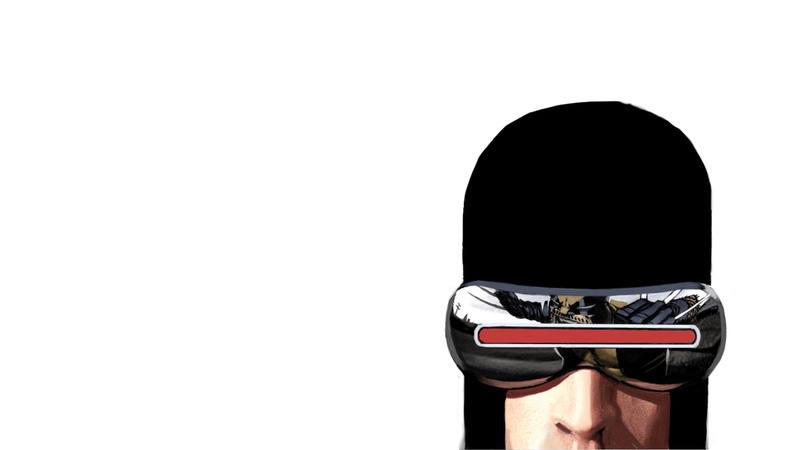 reflection, x, wolverine, cyclops, hd, men, cartoon/comic, 1080P, white