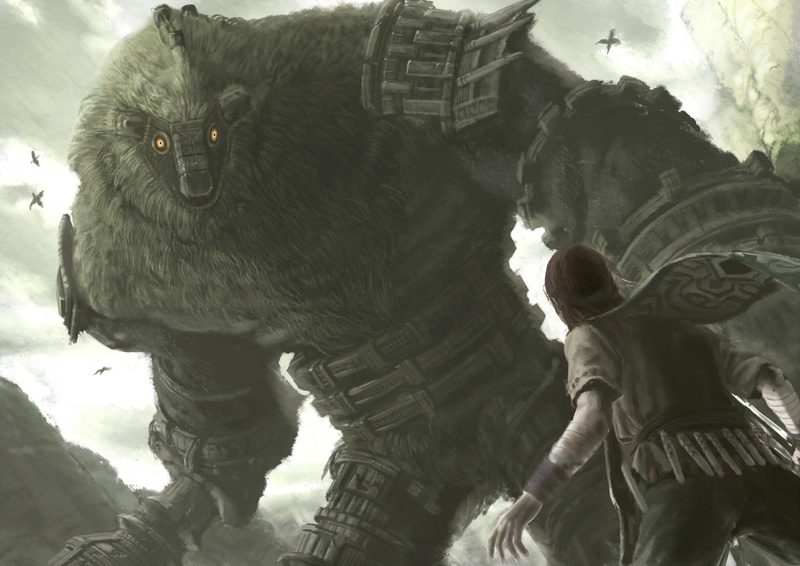 colossus, video games, creature, fantasy art, Shadow of the Colossus, 720P, Wander