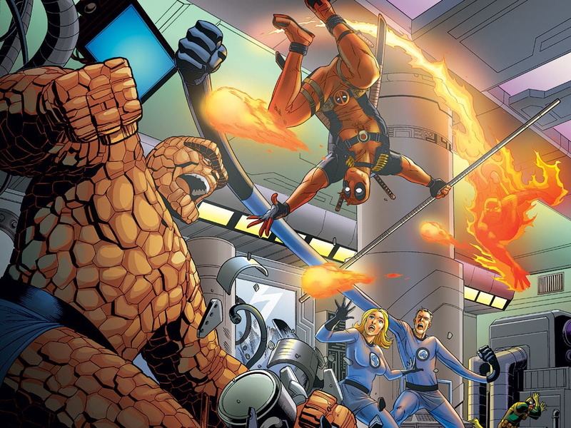 Johnny Storm, Ben Grimm, Susan Storm, Human Torch (Marvel Comics), 480P, Mister Fantastic, Deadpool, Marvel Comics, Invisible Woman, Thing (Marvel Comics)