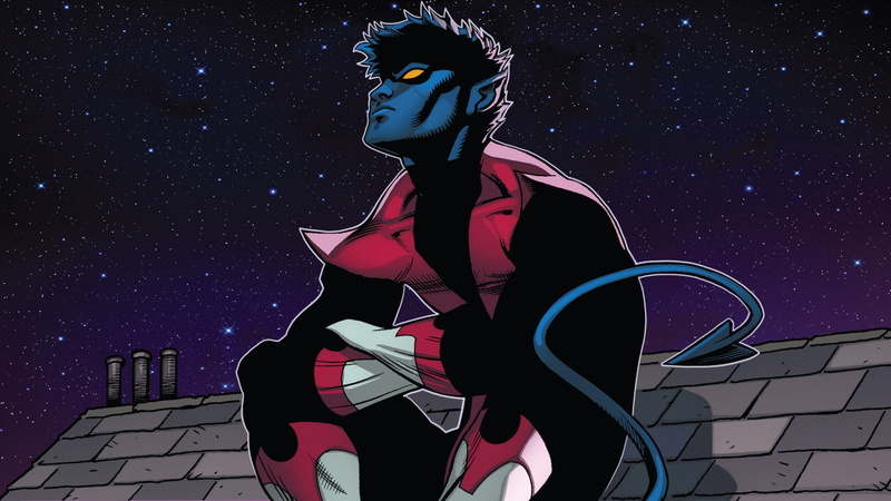 sport, people, Kurt Wagner, lifestyles, futuristic, 1080P, X-Men, art and craft, superhero, Nightcrawler, star - Space, abstract, backgrounds