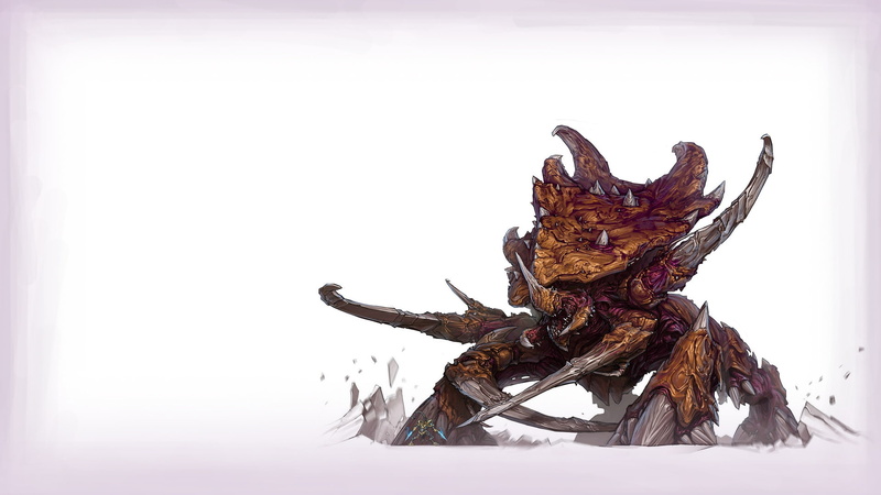 starcraft, 1080P, ultralisk, x, video, hd, games, artwork, ii, Video Games, art, zerg