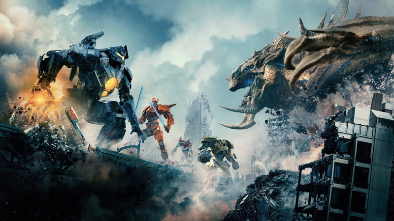 architecture, science fiction, people, city, fire, nature, event, outdoors, 1080P, burning, celebration, Pacific Rim : Uprising, illuminated, smoke - physical structure
