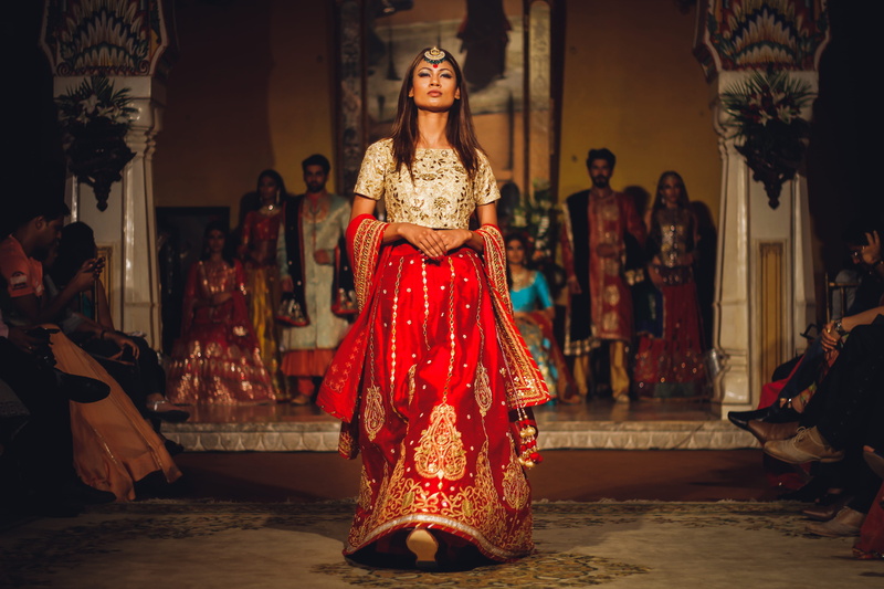 5K, full length, woman, wearing, femalemodel, portrait, female, real people, standing, indian dress, royal, clothing, look, brown, catwalk, young adult