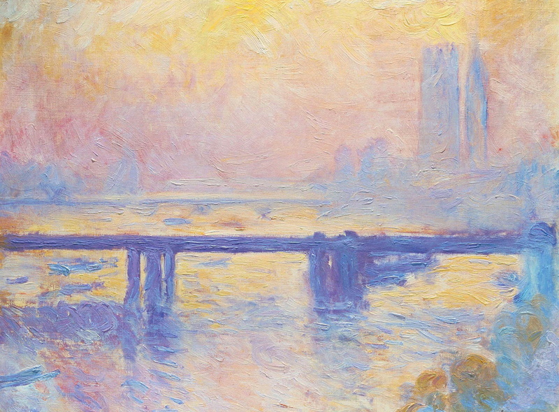 picture, Claude Monet, Bridge To Charing Cross, the urban landscape, 1080P