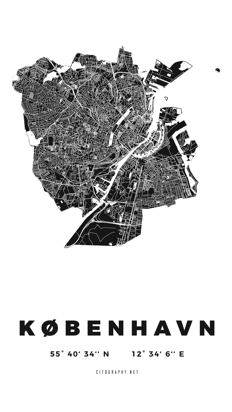 City Map, Copenhagen, 1080P, København, Kopenhagen