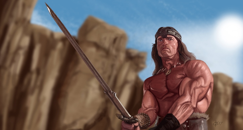 warrior, Conan, Conan the Barbarian, sword, 5K