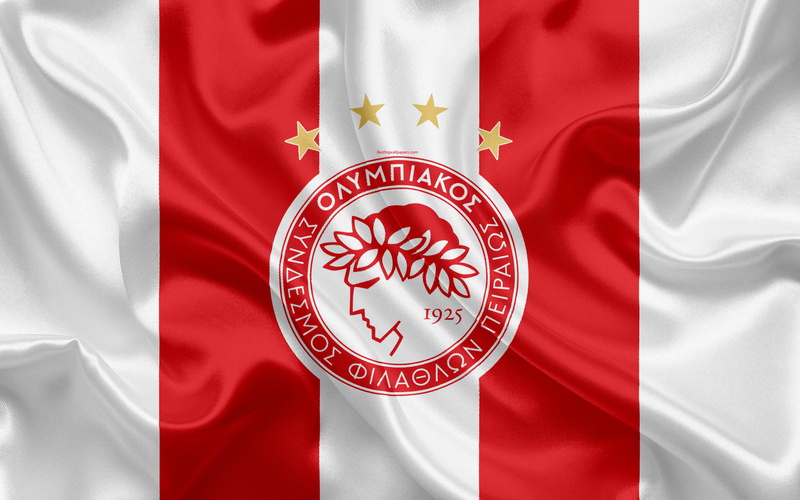 4K, Olympiacos F.C., Soccer, Emblem, Logo