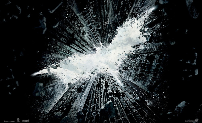 movie, architecture, outdoors, the dark knight, hd, Movies, building exterior, built structure, no people, high angle view, Batman, winter, tree