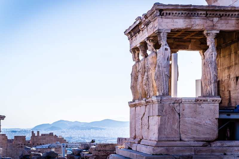 temple, ερέχθειο, the past, building exterior, architecture, day, ancient, greece, erechtheio, άγαλμα, καρυατιδες, erechtheus, tourism, ερεχθειο, travel