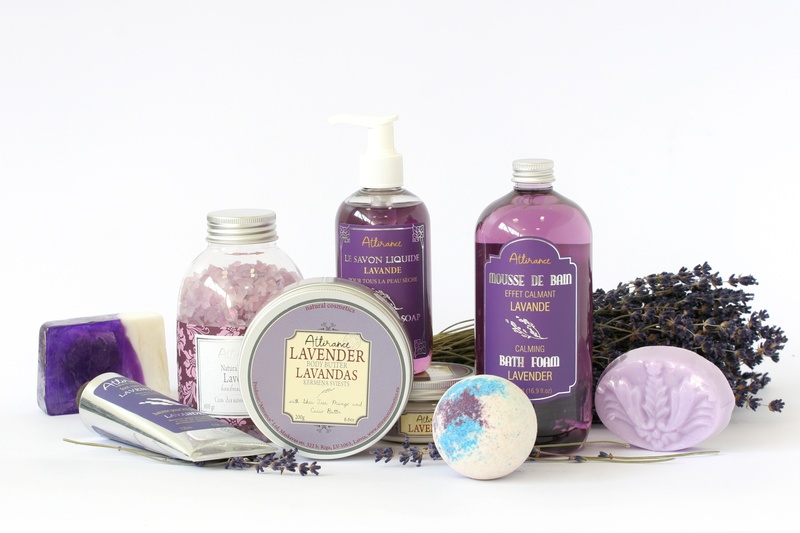 white background, aromatherapy, no people, cut out, group of objects, beauty, variation, indoors, pink color, still life, salt, close-up, lavender products
