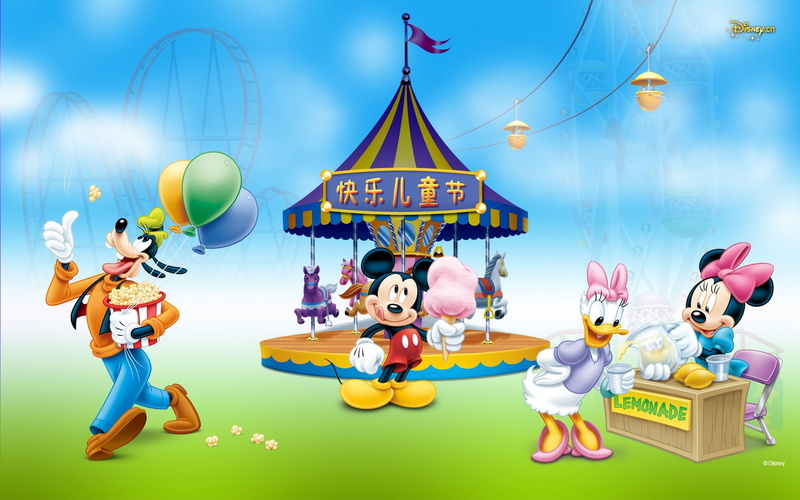 Children, Happy, day, Disney, s, 720P
