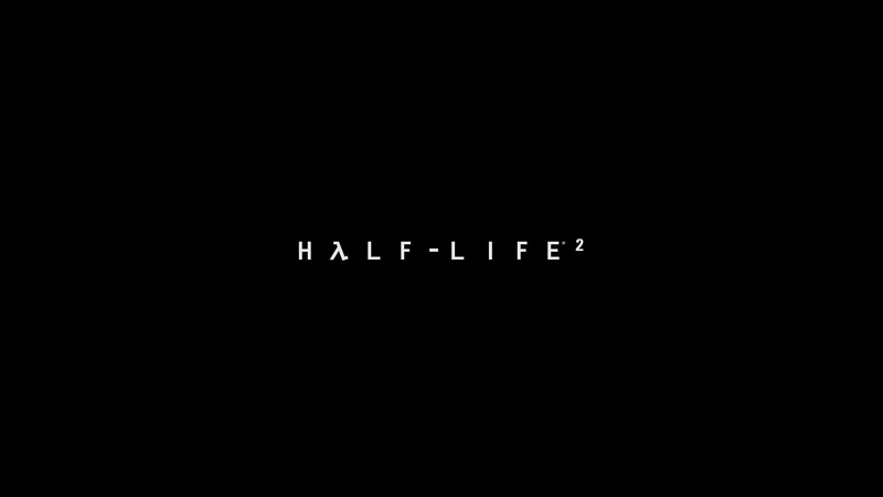 Half-Life, black background, typography, minimalism, 1080P, video games, Half-Life 2