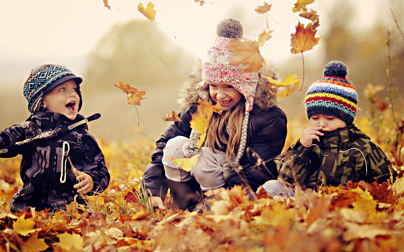 kids, 2K, playing, cute