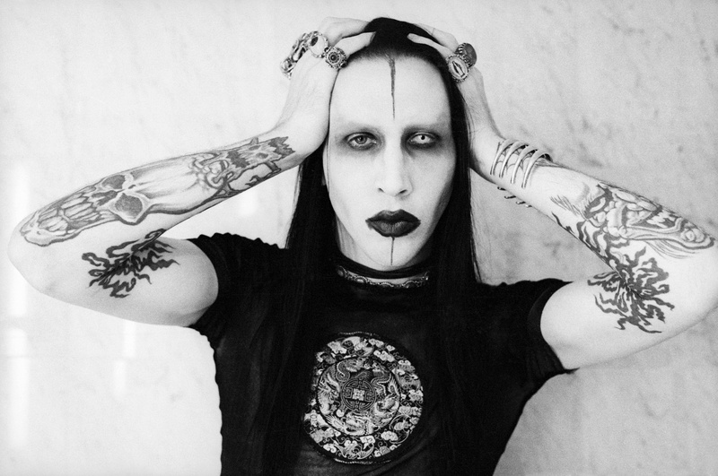 heavy, manson, hard, glam, 4K, rock, industrial, shock, metal, marilyn