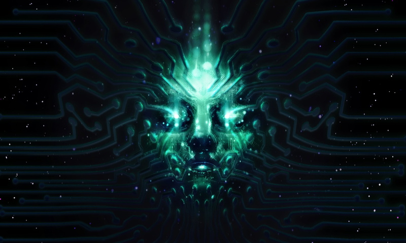 2K, System Shock, video games, artwork, cyberpunk, science fiction