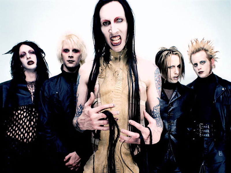 heavy, industrial, 720P, gothic, glam, manson, marilyn, rock, metal, shock