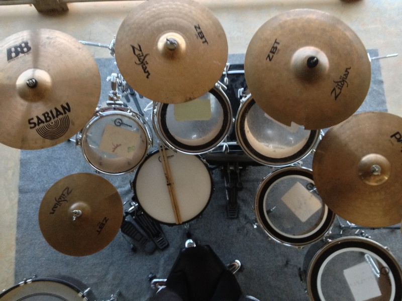 kit, silver colored, drum, circle, high angle view, cymbals, full frame, drum - percussion instrument, black, drums, antique, instrument, geometric shape