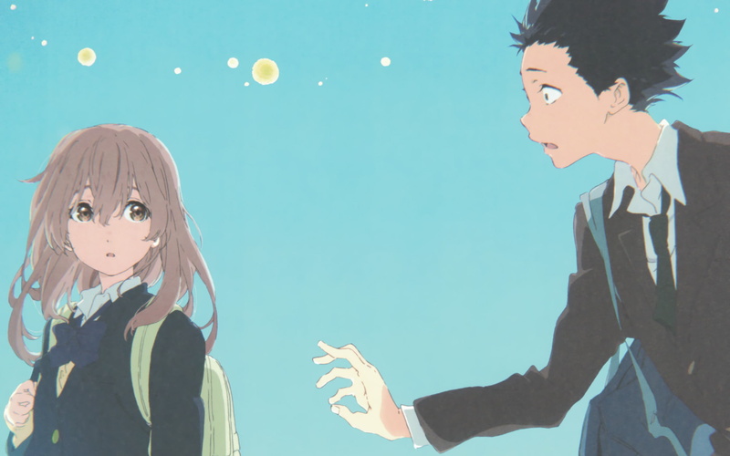 waist up, adult, costume, girls, standing, digital composite, Anime, sky, males, offspring, women, child, emotion, females, childhood, Koe No Katachi, men