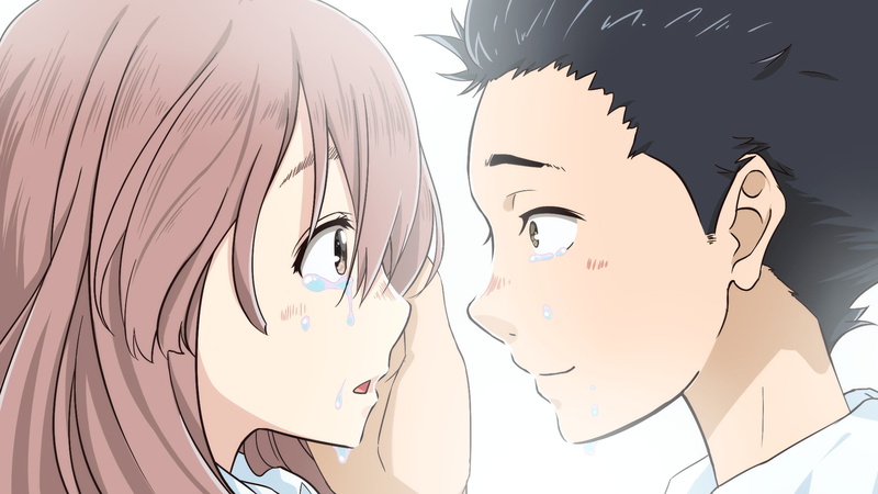 art and craft, female likeness, side view, communication, human representation, male likeness, 1080P, Anime, Shouya Ishida, indoors, people, close-up