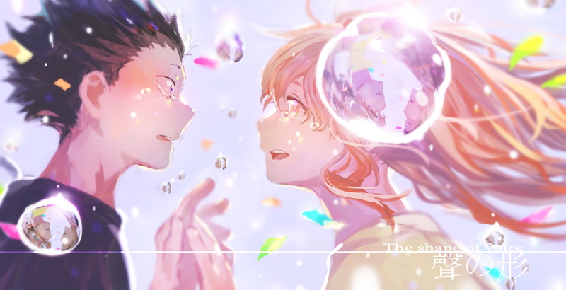 Koe no Katachi., Nishimiya Shōko, 4K, anime boys, Ishida Shōya, anime girls