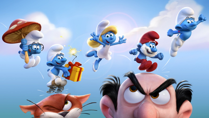 best animation movies, 4K, movie, Smurfs: The Lost Village, Julia Roberts, digital, smurf, Ariel Winter