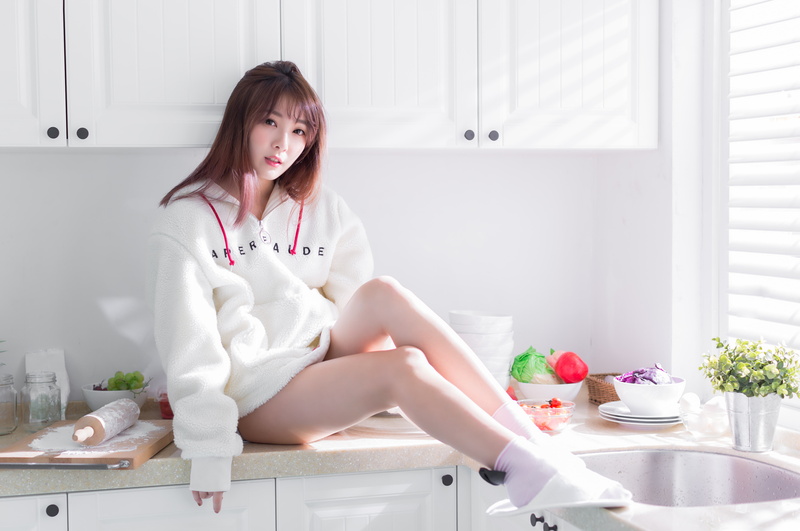 Asian, 4K, women, brunette