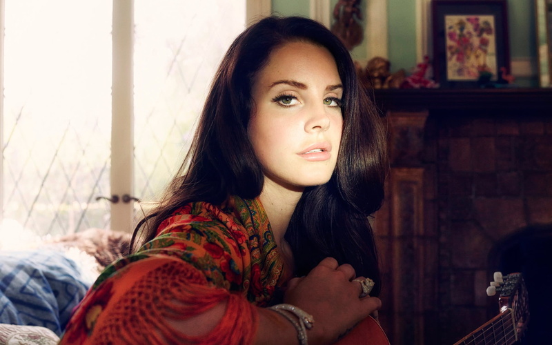 s, red, 1080P, Rey, women, green, Lana, Del, blouse
