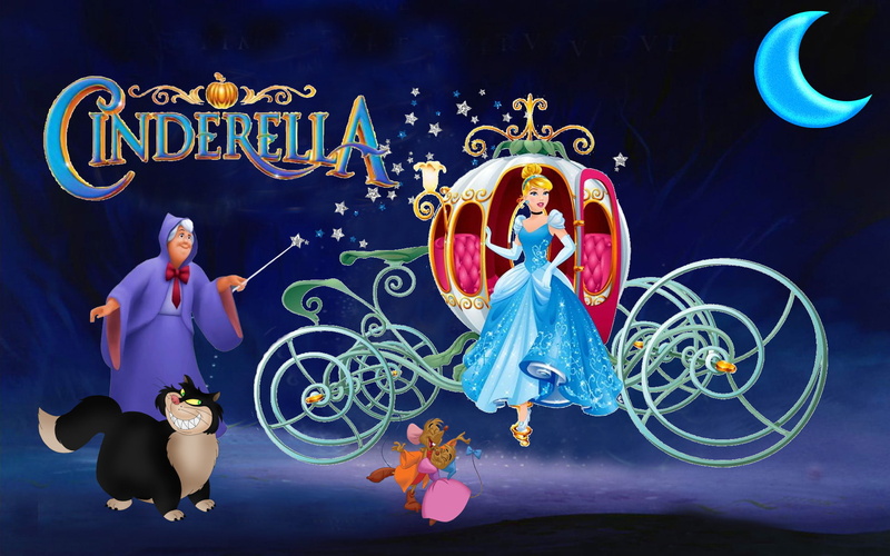 princess, fairy, godmother, jaq, hd, cartoon, cinderella, hugs, lucifer, 1080P, mary