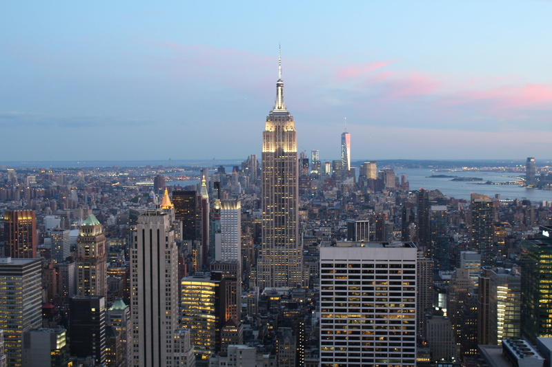 skyscraper, building exterior, skyscrapers, residential district, urban, new york, tourism, spire, tall - high, afternoon, state, end of afternoon, buildings