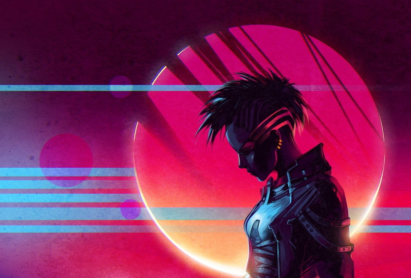 Band (Music), Retro Wave, Scandroid, Sun, 1080P