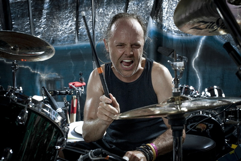 Metallica, drumstick, 720P, drums, music, Lars Ulrich