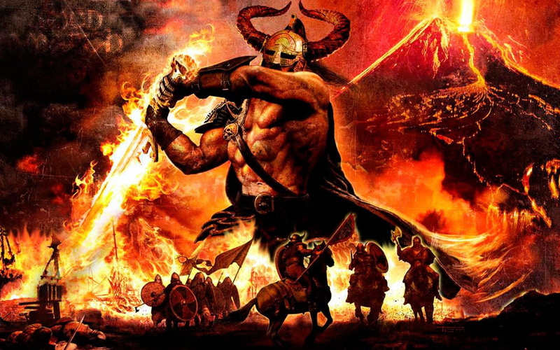 representation, cover art, album covers, Vikings, Fantasy Battle, 720P, human representation, fire - natural phenomenon, digital art, real people, melodic death metal