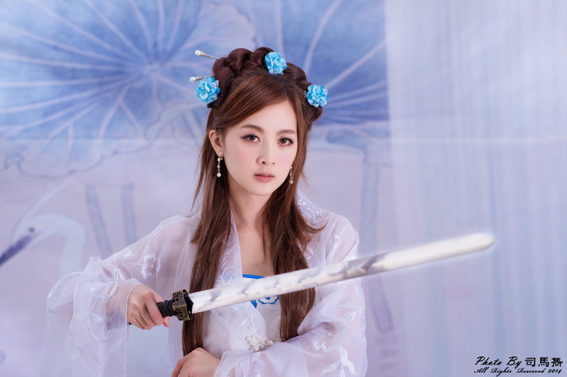Traditional Costume, 1080P, Hairpin, Hair-Dress, Asian, Models, Chinese, Sword, Taiwanese, Mikako Zhang Kaijie