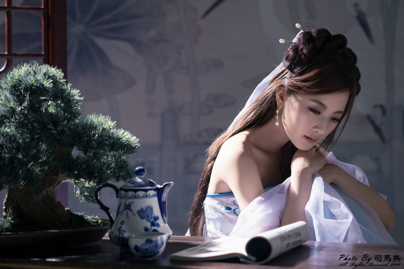 China, 1080P, Taiwanese, Chinese, Tea Set, Bonsai, Asian, Mikako Zhang Kaijie, Hairpin, Models, Hair-Dress