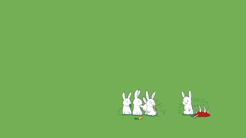 creativity, mammal, white color, rabbits, colored background, five, green background, no people, white, illustration, indoors, nature, toy, fun, studio shot
